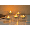 hot sale! square glass candles holder cheap